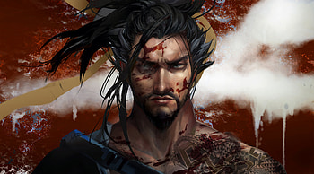 Hanzo Overwatch Art , hanzo-overwatch, overwatch, games, artstation HD wallpaper