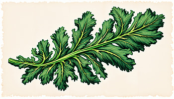 Vibrant Kale: A Ultra, kale, leaf, green, plant, illustration HD wallpaper