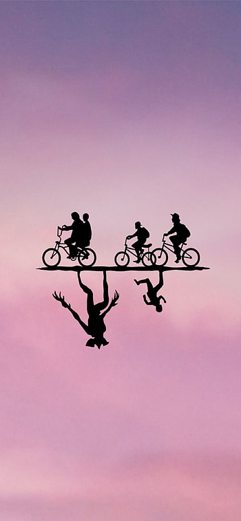 Upside Down, sky, things, stranger, strangerthings HD phone wallpaper