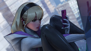 Spider Gwen Using , gwen-stacy, superheroes, artist, artwork, digital-art, artstation HD wallpaper