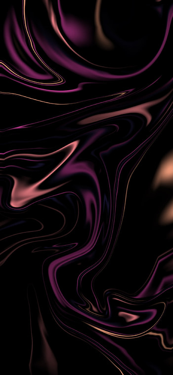 Sunset Swirl, black, orange (Color), pink, Abstract, swirl, abstract black HD phone wallpaper