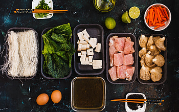 Food Preperation, food, vegetables, meat, preperation, mushrooms HD wallpaper