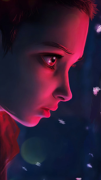 Stranger Things 4, Digital Art, Lightning HD phone wallpaper