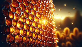 Honeycomb Glow: Nature-Inspired, honeycomb, honey, nature HD wallpaper