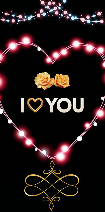 I love you, art, drawing HD phone wallpaper