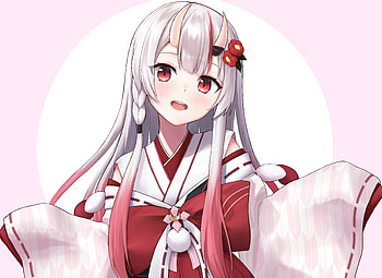 Nakiri Ayame, hololive, Nakiri Ayame, Anime, Virtual Youtuber HD wallpaper