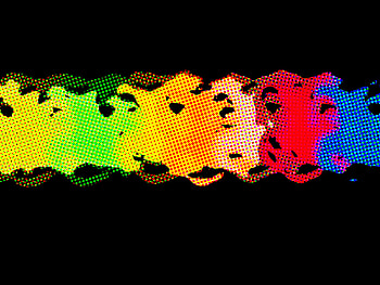 HALFTONE, colors, halftones HD wallpaper