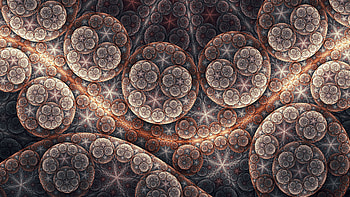Fractal art, U, Intricate design, Abstract patterns HD wallpaper