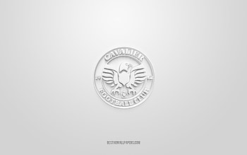 Cavalier FC, creative 3D logo, white background, Jamaican football club, National Premier League, Kingston, Jamaica, 3d art, football, Cavalier FC 3d logo HD wallpaper