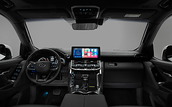 Toyota Land Cruiser 300, interior, 2021 cars, EU-spec, dashboard, SUVs, Toyota Land Cruiser VX-R, Land Cruiser 300 inside, 2021 Toyota Land Cruiser, Toyota HD wallpaper
