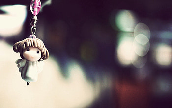 Macro, Glare, Trinket, Suspension, Girl HD wallpaper