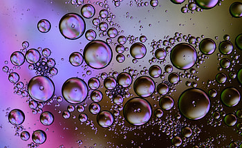Abstract, Water, Bubbles, Circles, Gradient HD wallpaper