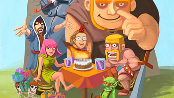 Clash Of Clans Drawing Art, giant, clash-of-clans, games, deviantart, art HD wallpaper