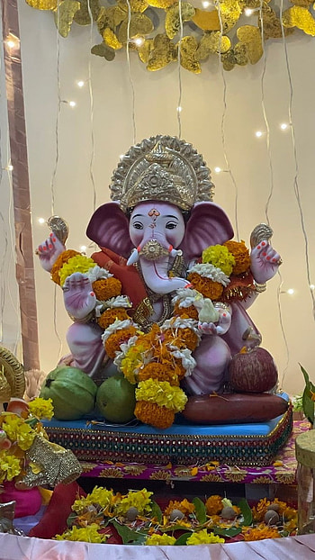Ganpati , Ganesh Pooja HD phone wallpaper
