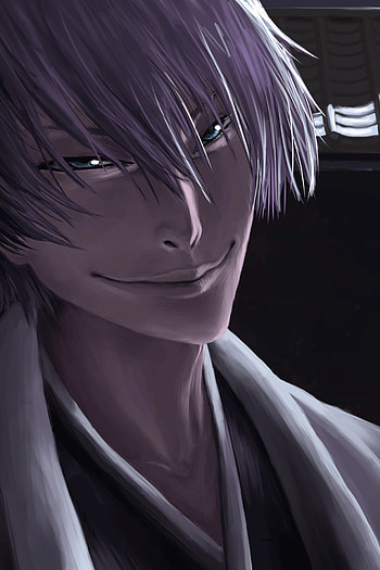 Bleach fan art, Gin Ichimaru HD phone wallpaper