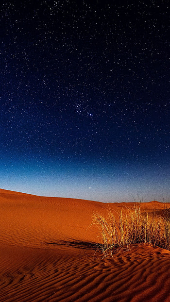 Gobi Desert, Desert at night, Nocturnal beauty, Starry skies HD phone wallpaper