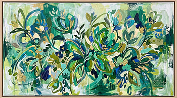 Verdant Muse — Artistic, Artistic, Green, Flower HD wallpaper