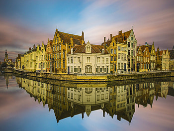 Brugge Belgium landscape, Forgery HD wallpaper