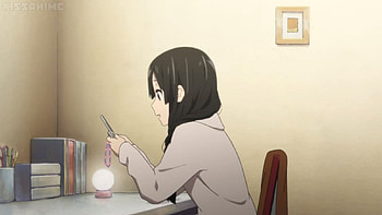Texting ... Texting, chair, long hair, beauty, nice, mio akiyama, akiyama, k on, desk, female, k-on, table, sweet, akiyama mio, kon, house, girl, beautiful, mio, black hair, mobile, hand, anime girl, anime, pretty, lovely, home HD wallpaper