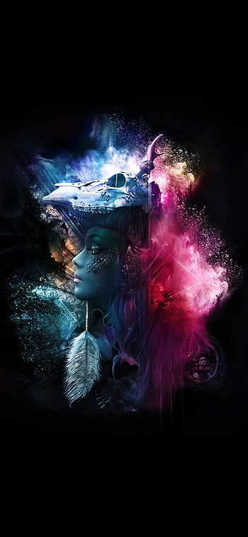 magenta, art HD phone wallpaper