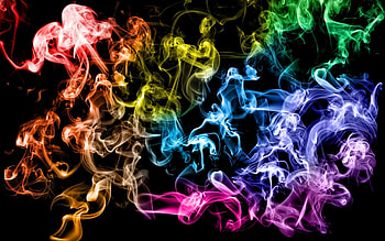 Abstract, Smoke, Multicolored, Motley, Clot HD wallpaper