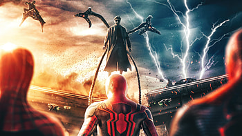 Spiderman Vs Doctor Octopus Poster, spiderman, superheroes, artist, artwork, digital-art, poster, behance HD wallpaper