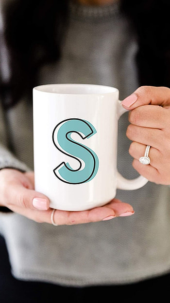 S Name Letter, Good Morning, Coffee HD phone wallpaper