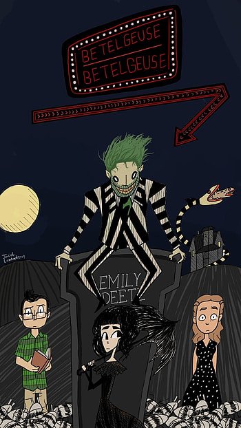 Beetlejuice cartoon, Theatre enthusiast, Playful fandom, Drama geek HD phone wallpaper