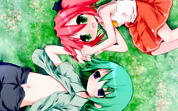 Minami_yukata, kids, girl, anime, boy HD wallpaper