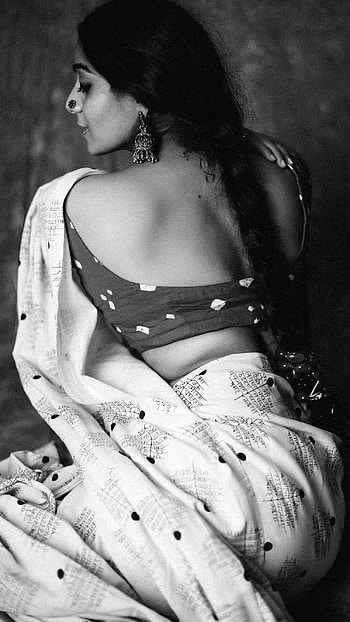 Nitya sree, saree beauty, malayalam actress HD phone wallpaper