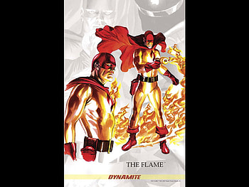 The Flame, comic, flame, book, fantasy HD wallpaper