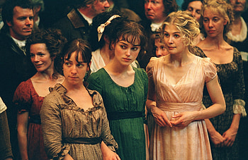 Pride and Prejudice, 2005 film, Iconic love story, Captivating performances HD wallpaper