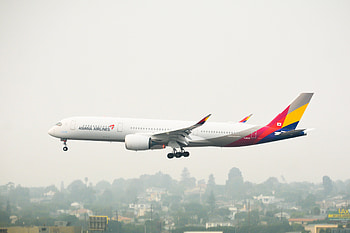 Asiana Airlines, September 2020 planespotting, Lax part one, Travels HD wallpaper