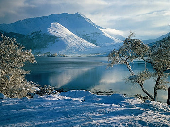 Western Highlands - Scotland, Winter, Scottish Highlands, Scotland, Snow HD wallpaper