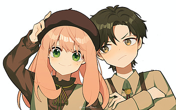 Anya & Damian, Anya Forger, Damian Desmond, Anime, Spy x Family HD wallpaper