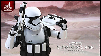 Star Wars The Force Awakens Hot Toys First Order Stormtrooper Jakku Exclusive 1/6 Scale Figure! HD wallpaper