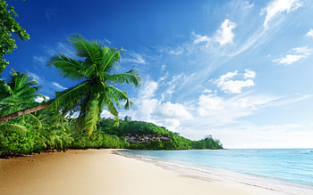 Landscape, Sea, Beach HD wallpaper