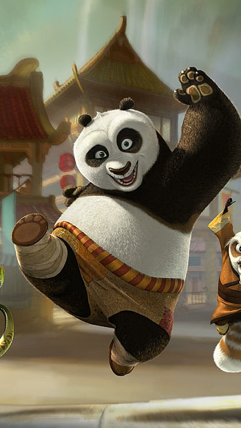 Kung Fu Panda mobile , resolution, Spectacular visuals, Dynamic backgrounds HD phone wallpaper