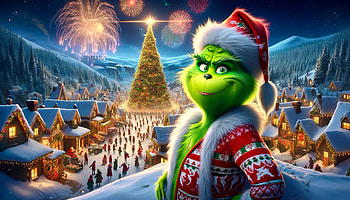Holiday Cheer with The Grinch - Christmas, The Grinch, Christmas, animation, Festive, holiday HD wallpaper