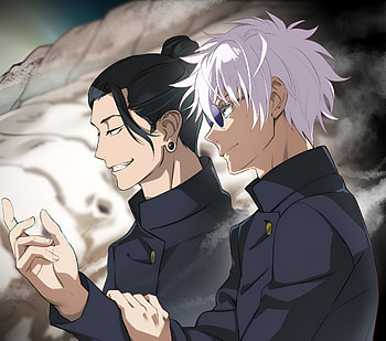 Suguru Geto & Satoru Gojo, Anime, Jujutsu Kaisen, Suguru Geto, Satoru Gojo, Gojo & Geto HD wallpaper