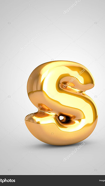 Golden S Letter, , letter HD phone wallpaper