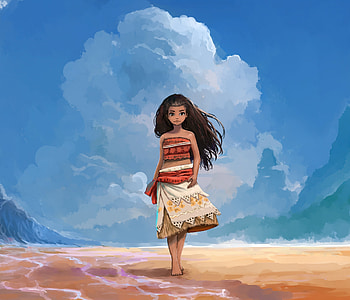 Moana, movie, 2020, fan art HD wallpaper