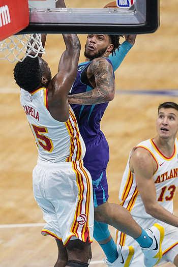 Hawks vs Hornets, Miles Bridges HD phone wallpaper