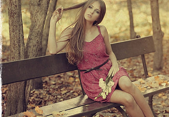 Autumn Girl, autumn, girl, model, woman HD wallpaper
