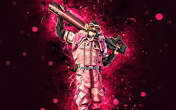 Nebula Rose JB Chimpanski, , purple neon lights, Fortnite Battle Royale, Fortnite characters, Nebula Rose JB Chimpanski Skin, Fortnite, Nebula Rose JB Chimpanski Fortnite HD wallpaper
