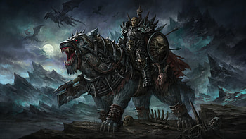 dark, warrior HD wallpaper