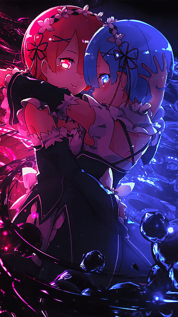 Ram n rem, anime, re zore HD phone wallpaper