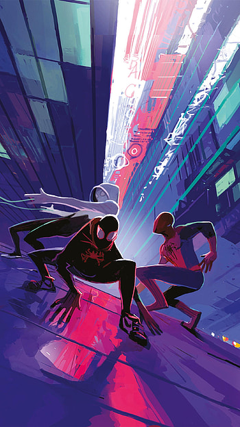 Spider-Man: Into the Spider-Verse (2022) movie HD phone wallpaper