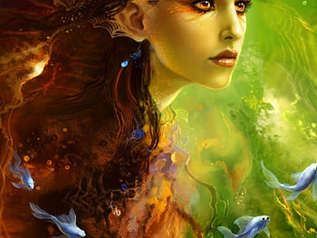 OCEANIC BEAUTY, fantasy, beauty HD wallpaper