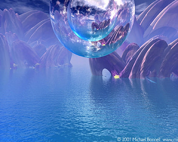 OSphereONear, blue, graphic HD wallpaper